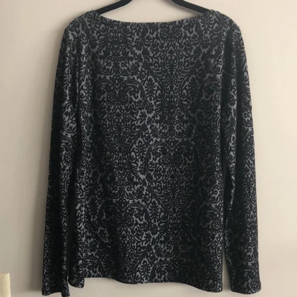 Loft black and grey top - Picture 4 of 4